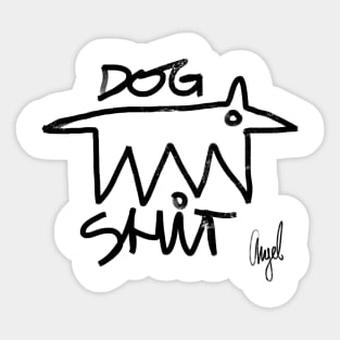 dog dhit Sticker